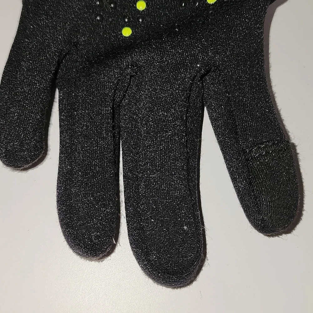 Head Sensatec Black Gloves with Neon Logo